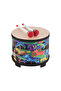 8 inch Drum Percussion Instrument 8-inch Floor Drum for Christmas Birthday Gift Bongo Floor Drums wi