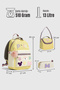 My Polo 2055 Triple Set Girls' Primary and Secondary School Backpack School Bag Multi-Compartment Ortho - 8
