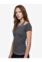 Slim Fit Draped Off-Shoulder Layered Short Sleeve Halter Neck T-Shirt - 2