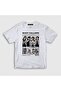 Unisex Kids White Poster Shot Callers K-Pop Lngshot T-Shirt 613863Tt