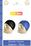 # Swimmingcap Silicone Swimming Cap Waterproof Pool Sport 2 Pcs Sea Cap Elastic Swimming Hat