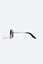 نظارات شمسية بإطار مربع أسود B008809 - 3