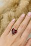 Red Heart Ring with Bow – a Symbol of Love, Elegance, and Feminine Energy