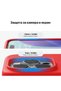 Silicone case iPhone 15 Pro Max, with microfiber, thin, protective, raised edges, red - 4