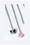 Kuromi and Melody Double Couple Dating Necklace Bijouterie Necklace Black-Pink - 3