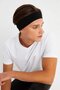 Men's Black Cotton Combed Hair Band Bandana - 4