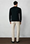 Half Turtleneck Slim Fit Patterned Knitwear Sweater - 6