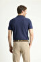 Polo Neck Slim Fit Embroidered 100% Cotton T-Shirt - 3