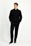 Polo Collar Regular Fit Patterned Cotton Knit Sweater - 3