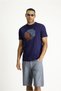 Crew Neck Regular Fit Printed Cotton T-Shirt - 3