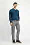 Slim Fit Tight Fit Lycra Canvas / Chino Trousers - 3