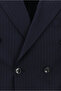 7 Drop Super Slim Fit Extra Slim Fit Striped Double Breasted Suit - 4