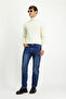 Slim Fit Slim Fit Lycra Five-Pocket Denim Trousers - 3