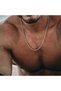 Albanian Chain Knitted Men's Steel Necklace Chain 3mm 70CM - 3