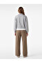 Comfortable Fit Modal Fabric Wide-Leg Sweatpants with Lace-Up Waist and Pleated Detail - 3