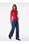 Slim Fit Cotton Camisole Crew Neck Long Sleeve T-Shirt - 3