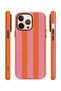iPhone 12 Pro Max Vorian Double Layer Case Tangerine Rose Stripe - 2
