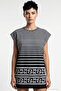 Three Pattern Striped Tunic - 7