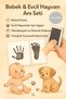 Baby & Pet Hand Foot Paw Izi Memory Album Print Set Inkless Baby Black Kit