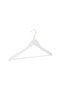 Wooden M001-Çb Bar-Shaped Shirt and Trouser Hanger White Color 30 Pieces - 2
