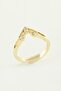 GLDISPTM Ok Zircon (103946) خاتم مرصع بالأحجار - أصفر - 2