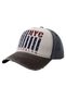 Unisex Vintage Nyc Brooklyn Embroidered Adjustable Baseball Cap Hat Set of 2 - 7