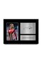 Alayra Framed Antoine Griezmann A4 Framed Signed Printed Autographs Picture Print Photo Display Gift For Atletico Madrid Football Fans