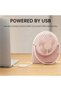 Mini ventilator portabil, Techsuit, CT-108, USB-C, roz - 3