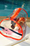 Transparent Makeup Bag Waterproof Cosmetic Bag with Hand Grip Large Size Travel Beach Pool Organizer - 6