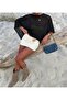 Beach Dress Loose Cut Thin Knitwear Summer Top Black - 2