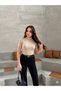 Women's Half-Thigh Basic Body |   Flexible Fit Slim Daily Stylish Short Sleeve Badi