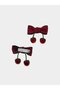 Set of 2 - Kids Red Bow Hair Clips - 2