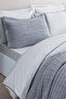 Celestal Double Bedspread with Duvet Cover-Indigo Tkebt Beige - 3