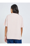 Light Pink Floral Graphic T-Shirt - 4