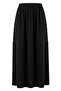 Bürümcük Fabric Elastic Waist Skirt 2257-01 Black - 5