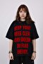 Vibes Clean Tee (Flok Baskılı) - 2