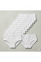 268 Women's 12-Pack White 100% Cotton Ribbed Oversized Slip (Xl-5Xl)