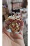 Coffee Side 12-Piece Gold Coffee Presentation Set with Turkish Delight Bowl and Coffee Side, Brand New Japanese Flower Design. - 2