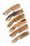 Domestic Production Ram Horn Handle Bone Comb Kt-164 Handmade Natural Hair Comb (18–20 cm) - 6