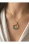 Color Transitioning Ring Design Women's Necklace 316L Steel Stylish Gift - 2