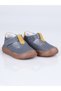 S.012 Genuine Leather Sandals İ.B.-Grey-Yellow - 22 - 3