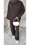 DOUBLE KNIT STONE-EMBELLISHED MODAL SET - 4