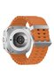 Watch 7 ultra kr417 rug silicone strap orange