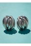 Gray Mussel Stylish Earrings - 5