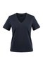 Women's Vision V-Neck Premium Quality Dense Textured Cotton T-Shirt Navy Blue W102-R0220-08 - 5