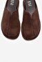 Tansy Brown Suede Genuine Leather Closed-Front Women's Slippers - 2