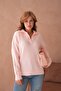 Women's Polo Neck Oversize Knitwear Sweater - 4