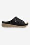 Women's Stoned 4-Strap Slippers Black - 2