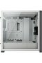 علبة كمبيوتر مكتبي من نوع 5000D AIRFLOW مصنوعة من الزجاج المقوى، بتصميم متوسط الحجم، متوافقة مع لوحات ATX - باللون الأبيض - 3