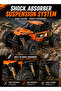 1:16 RC Off Road Crawler Car 2.4GHz 4WD Remote Control Rechargeable All Terrain Toy 6+ Kids - 4